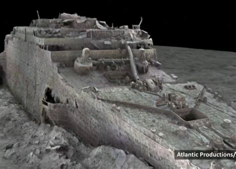 First full-size 3D scan of Titanic shows shipwreck in new light